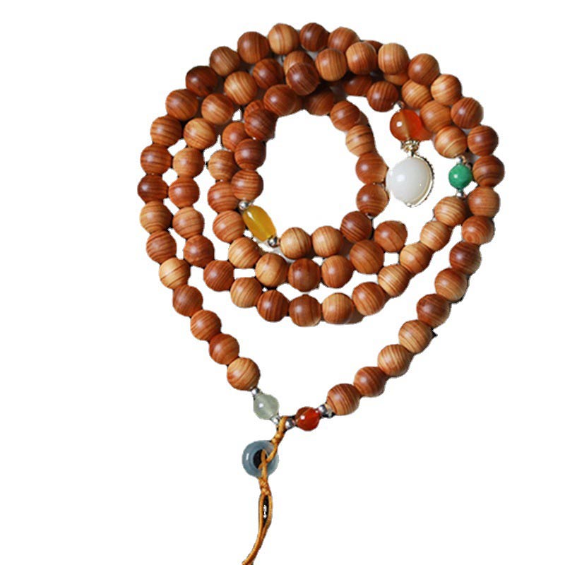 Karma Stone Tibetan Rosewood Mala Healing Necklace Bracelet