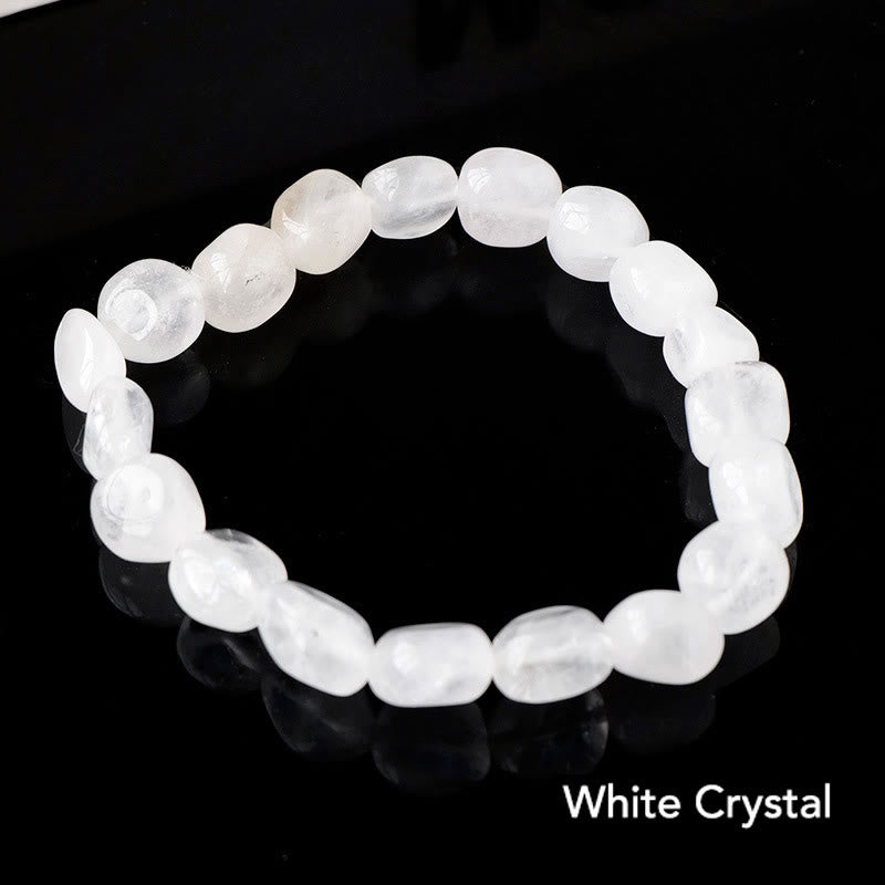 Karma Stone Natural Irregular Shape Crystal Stone Spiritual Awareness Bracelet