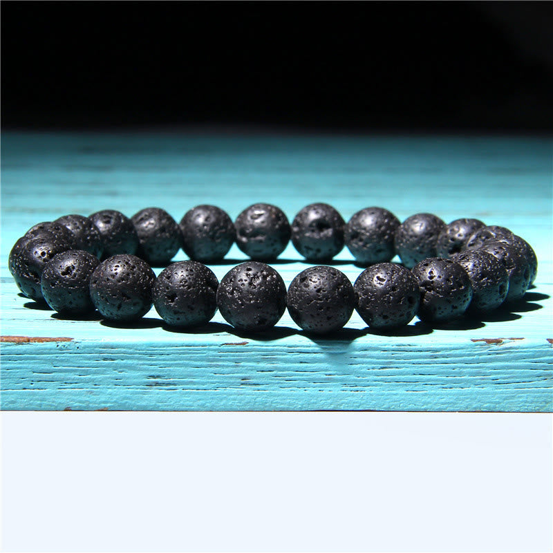 Karma Stone Natural Agate Stone Crystal Balance Beaded Bracelet