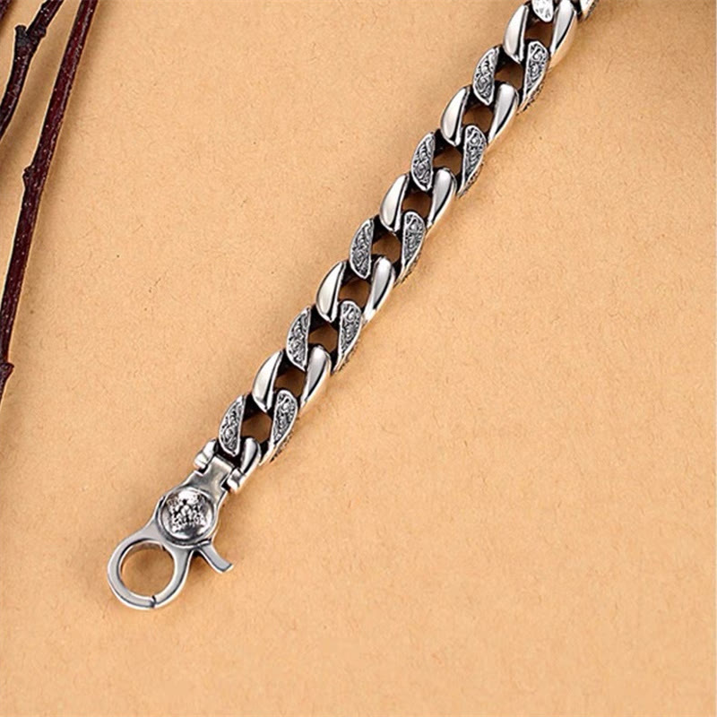 Karma Stone Tibet Om Mani Padme Hum Double Dorje Vajra Creativity Bracelet