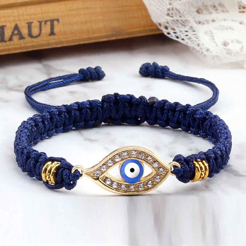 Karma Stone Evil Eye Keep Away Evil Spirits String Bracelet