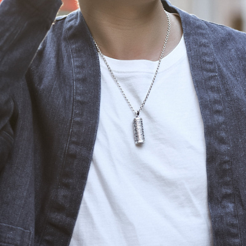 Karma Stone Six True Words Protection Necklace Pendant