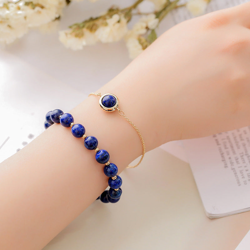 Karma Stone Sun Stone Strawberry Quartz Crystal Positive Bracelet