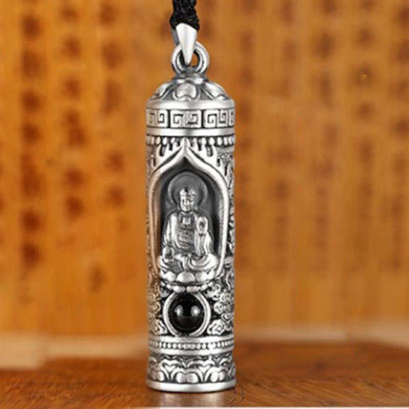 Karma Stone Chinese Zodiac Natal Buddha Projection Prosperity Necklace Pendant