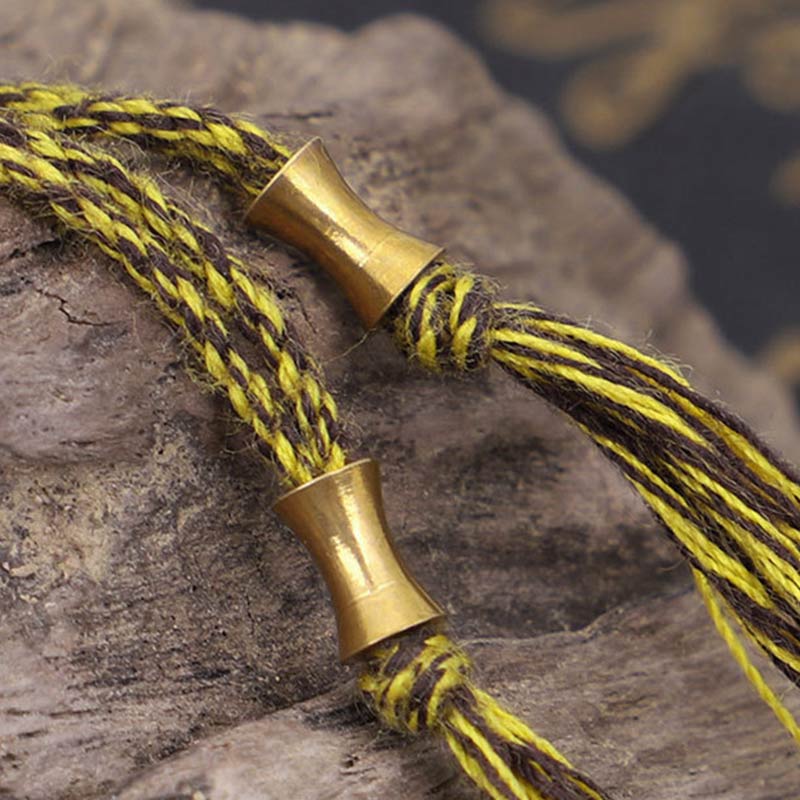 Karma Stone Tibetan Curse Six True Words Wealth Bracelet