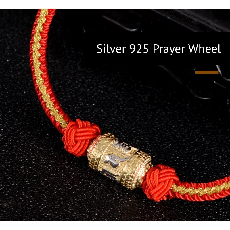 Karma Stone Tibetan Mantra Bracelet - Luck & Protection