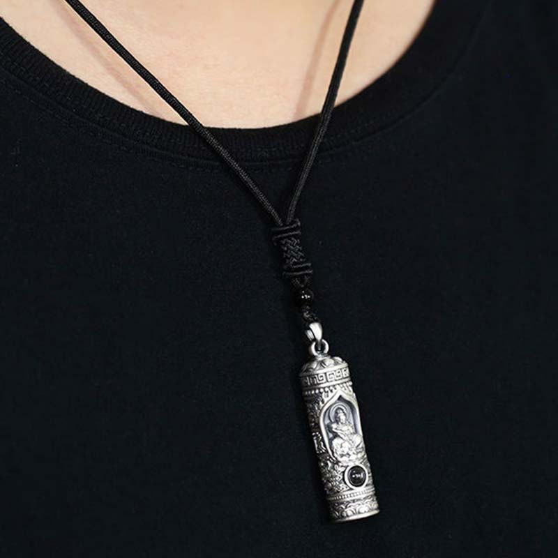 Karma Stone Chinese Zodiac Natal Buddha Projection Prosperity Necklace Pendant
