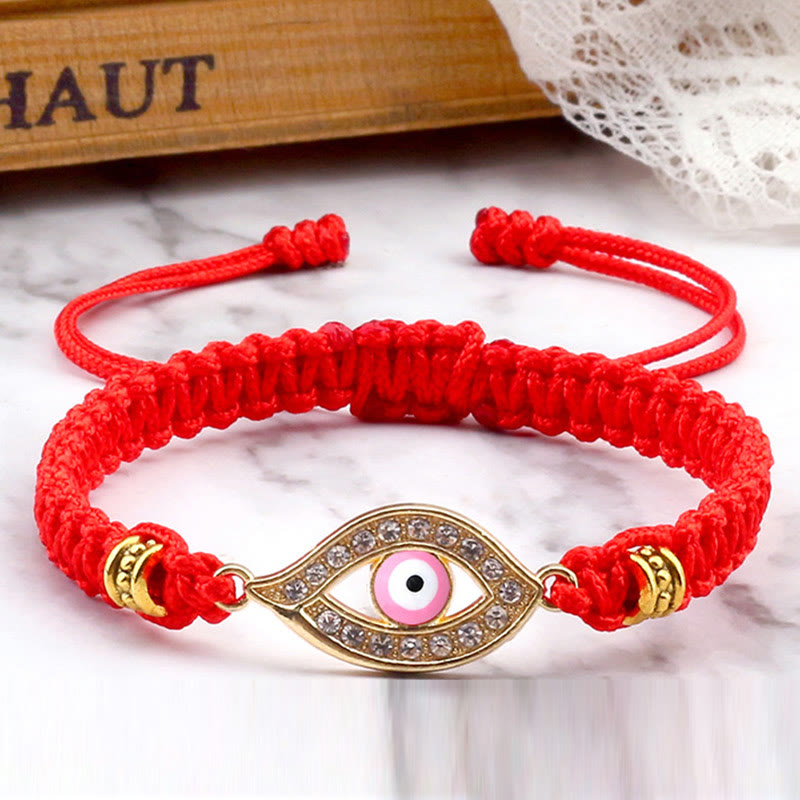 Karma Stone Evil Eye Keep Away Evil Spirits String Bracelet