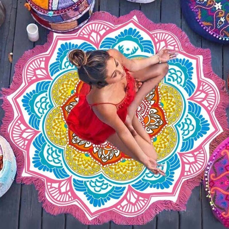 Karma Stone Tibetan Mandala Harmony Mat Decoration