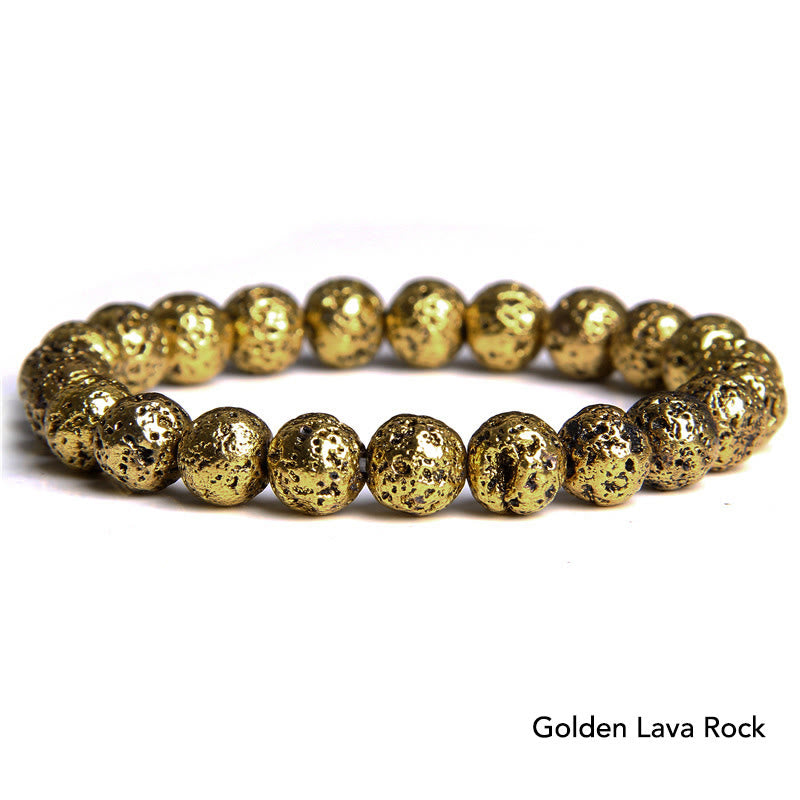 Karma Stone Natural Agate Stone Crystal Balance Beaded Bracelet