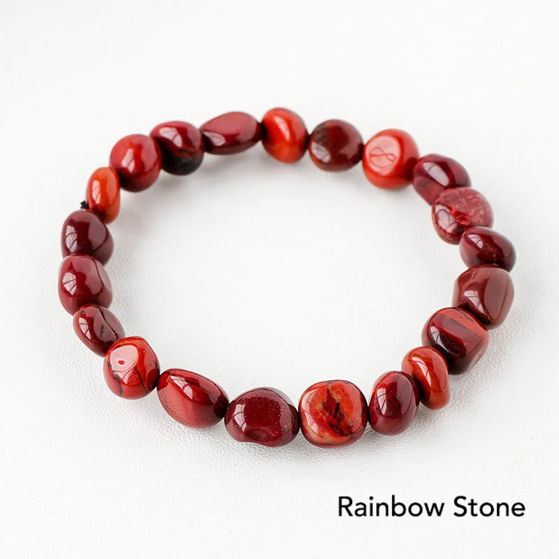 Karma Stone Natural Irregular Shape Crystal Stone Spiritual Awareness Bracelet