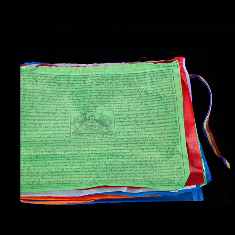 Karma Stone Tibetan 5 Colors Windhorse Blessing Outdoor 20 Pcs Prayer Flag
