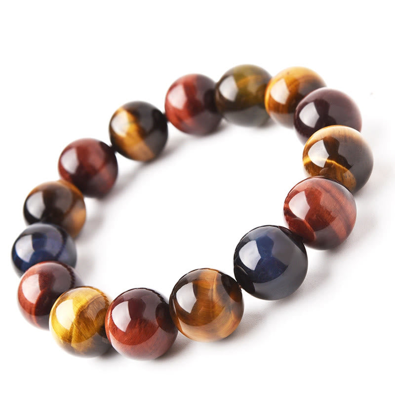 Karma Stone Natural Tiger Eye Positive Protection Bracelet