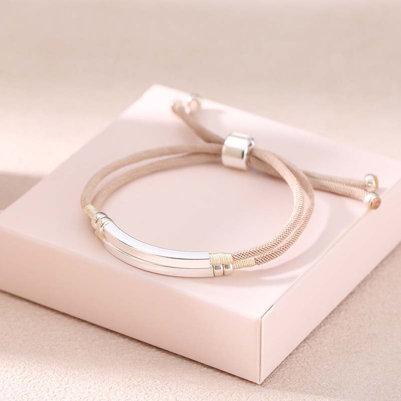 Karma Stone 925 Sterling Silver Red String Layered Braid Bracelet