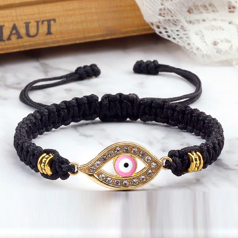 Karma Stone Evil Eye Keep Away Evil Spirits String Bracelet