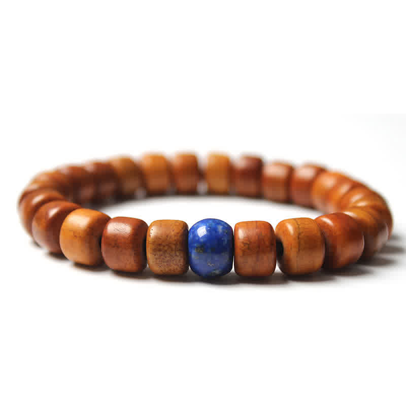Karma Stone Tibetan Yak Bone Om Mani Padme Hum Strength Bracelet