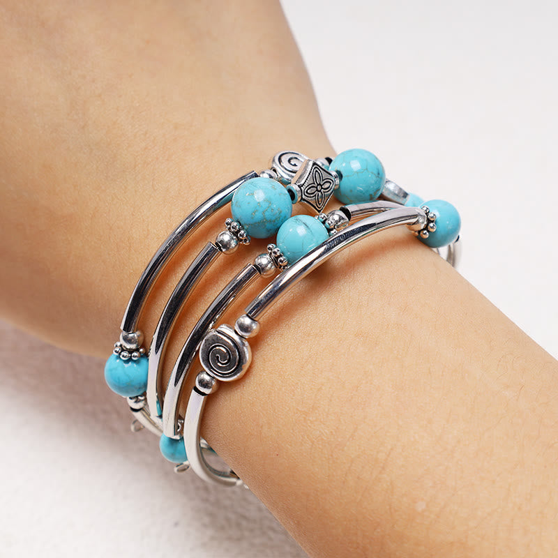 Karma Stone Tibetan Turquoise Balance Bracelet