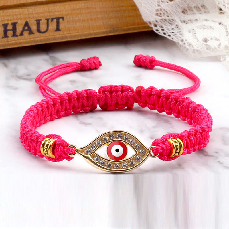 Karma Stone Evil Eye Keep Away Evil Spirits String Bracelet