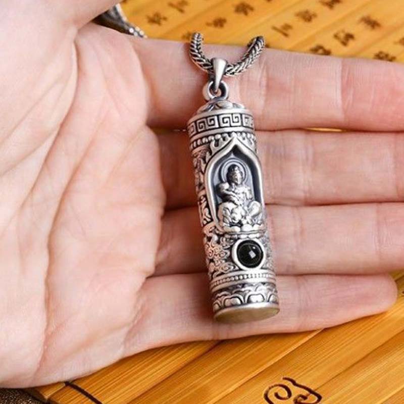 Karma Stone Chinese Zodiac Natal Buddha Projection Prosperity Necklace Pendant