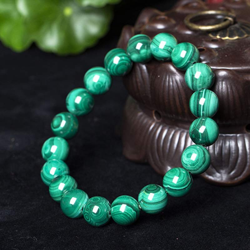 Karma Stone Natural Malachite Protection Calmness Bracelet