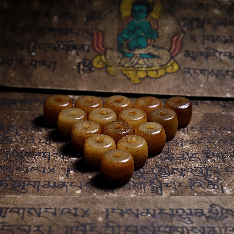 Karma Stone Tibetan Yak Bone Bracelet Balance Power Wristband