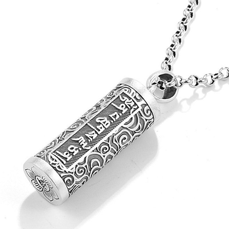 Karma Stone Six True Words Protection Necklace Pendant