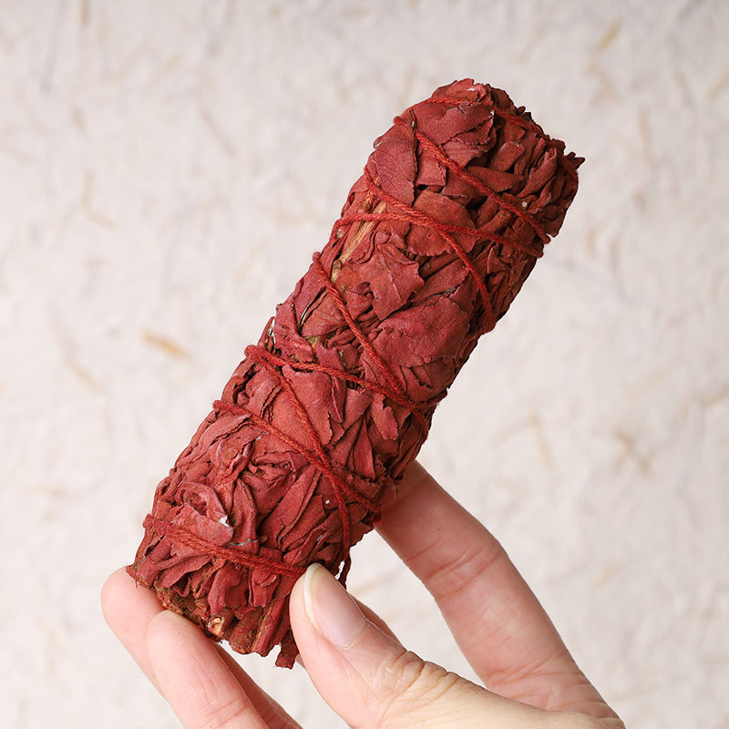 Karma Stone Dragon's Blood Sage Smudge Stick for Home Negative Energy Cleansing Incense Healing Meditation Rituals