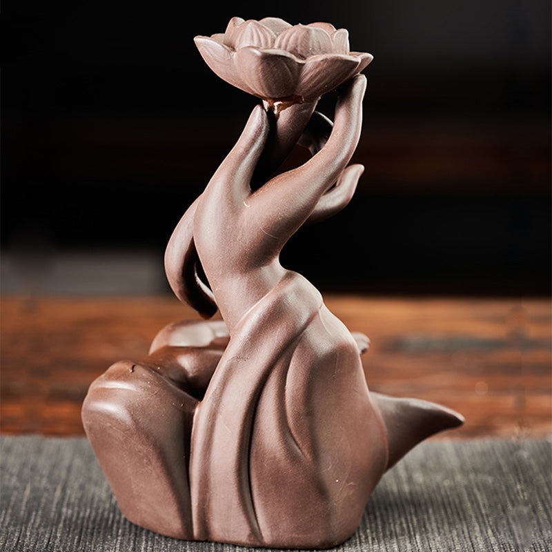 Karma Stone Lotus Bergamot Healing Incense Burner