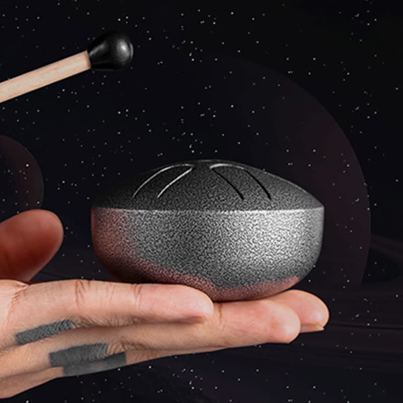 Karma Stone Mini Steel Tongue Drum 3 Inch Sound Healing Drum Kit