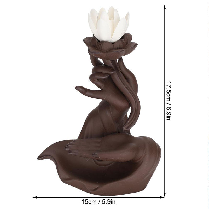 Karma Stone Lotus Bergamot Healing Incense Burner