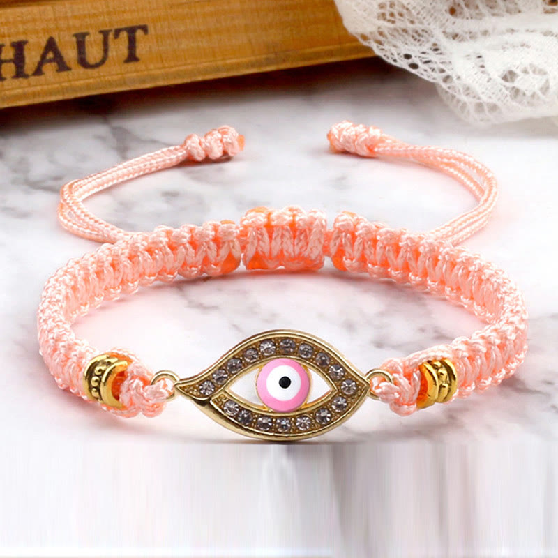 Karma Stone Evil Eye Keep Away Evil Spirits String Bracelet