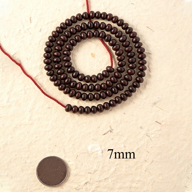 Karma Stone Natural Tibet 108 Mala Beads Purple Bodhi Seed Wealth Bracelet