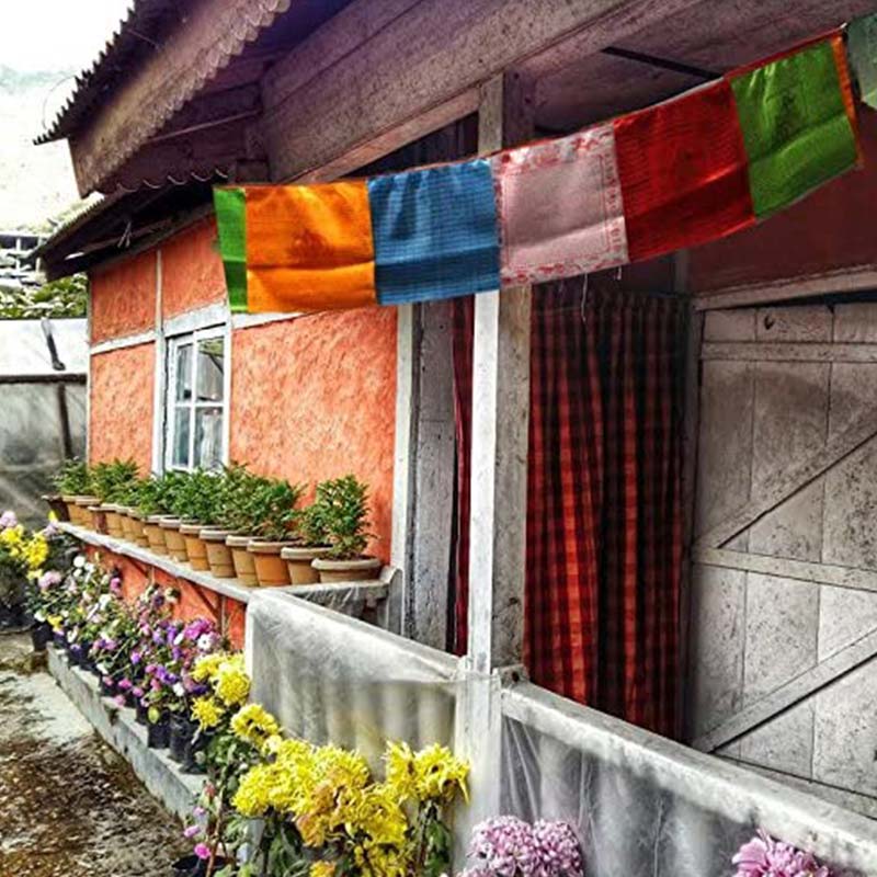 Karma Stone Outdoor Long-lasting Windhorse 20 Pcs Prayer Flag