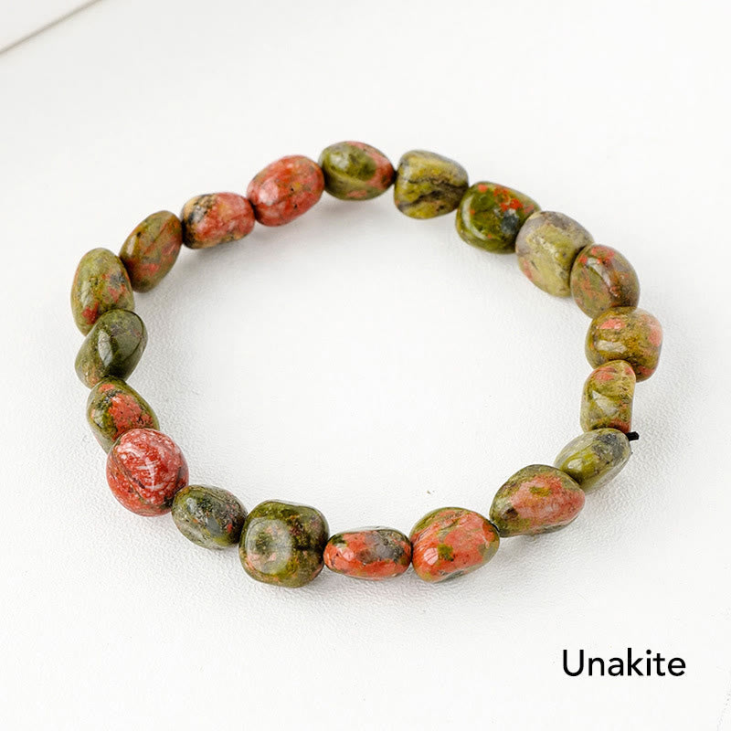 Karma Stone Natural Irregular Shape Crystal Stone Spiritual Awareness Bracelet