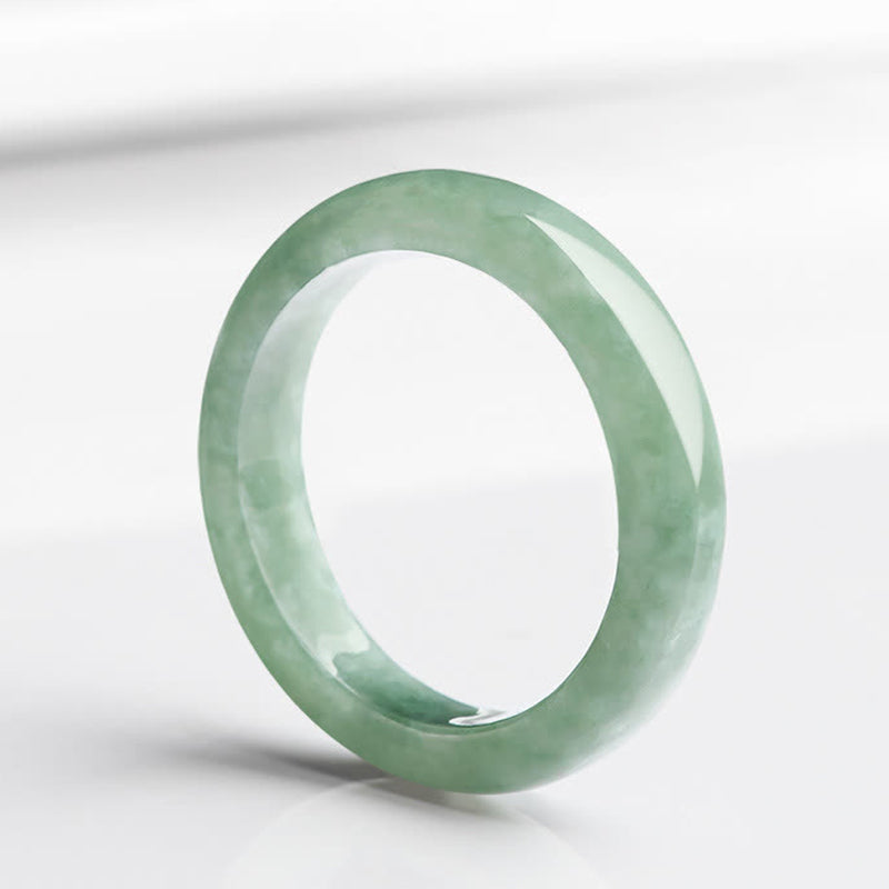 Karma Stone Natural Jade Prosperity Abundance Ring