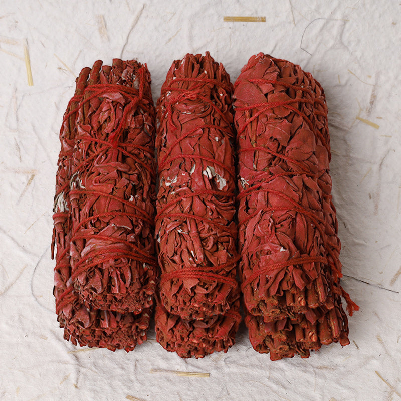 Karma Stone Dragon's Blood Sage Smudge Stick for Home Negative Energy Cleansing Incense Healing Meditation Rituals