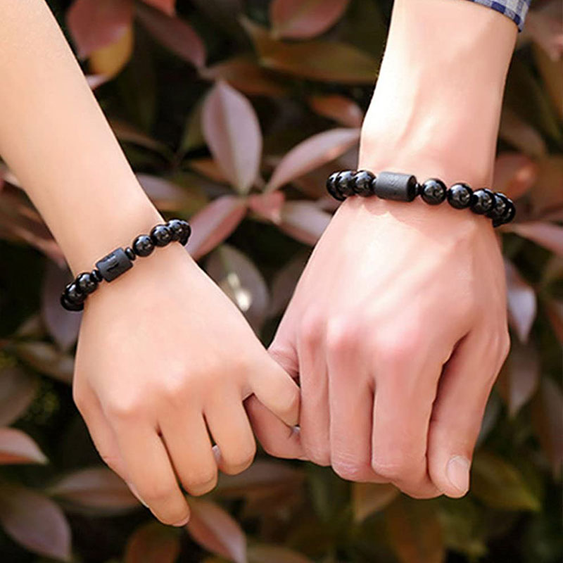 Karma Stone Soul Cleansing Black Obsidian Phoenix Dragon Bracelet