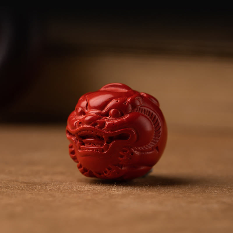 Karma Stone Tibet Om Mani Padme Hum PiXiu Copper Coin Small Leaf Red Sandalwood Cinnabar Protection Key Chain