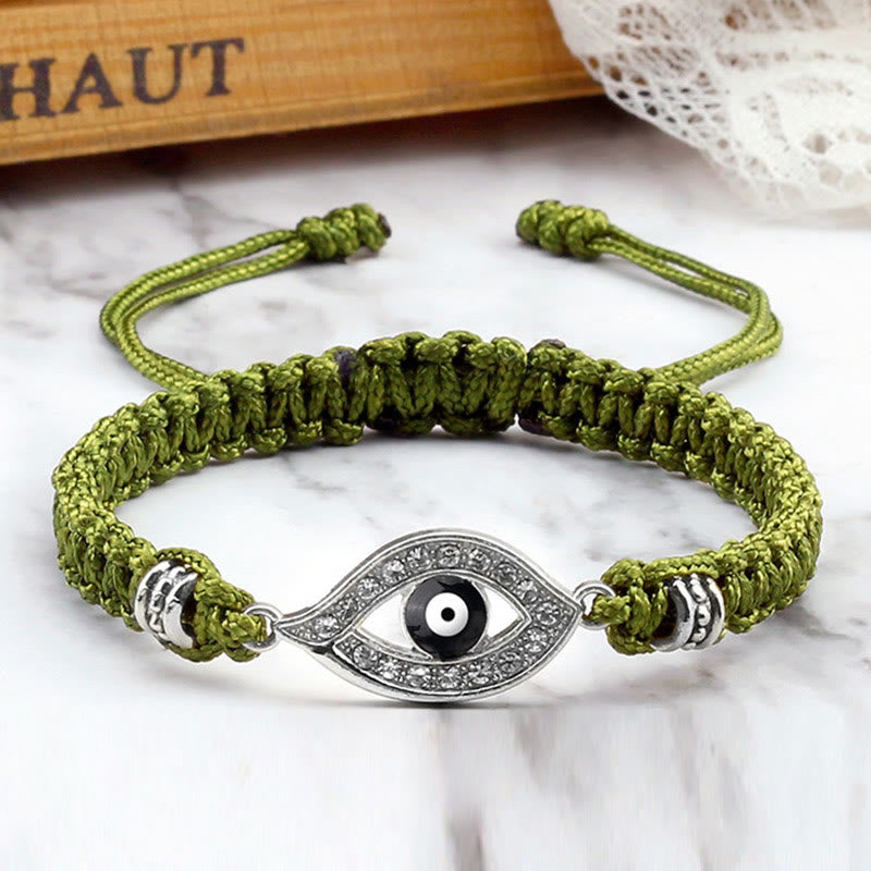 Karma Stone Evil Eye Keep Away Evil Spirits String Bracelet