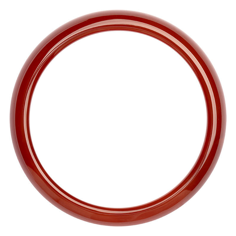 Karma Stone Natural Red Agate Confidence Bracelet Bangle