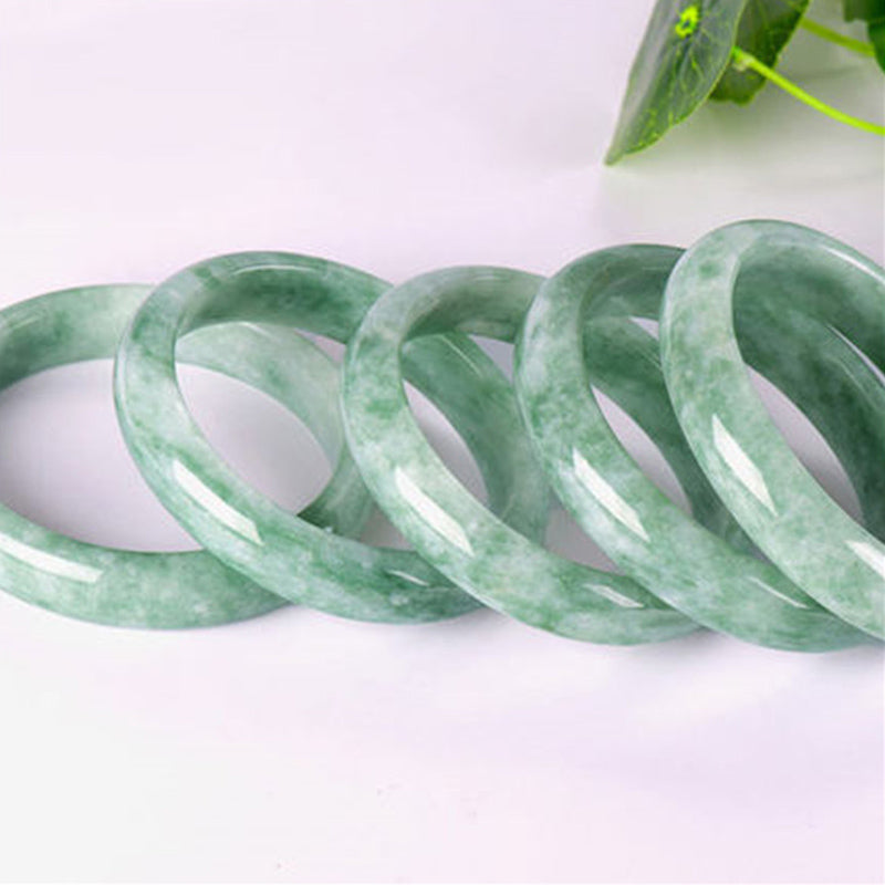 Karma Stone Natural Jade Prosperity Bangle Bracelet