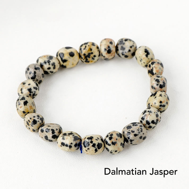Karma Stone Natural Irregular Shape Crystal Stone Spiritual Awareness Bracelet