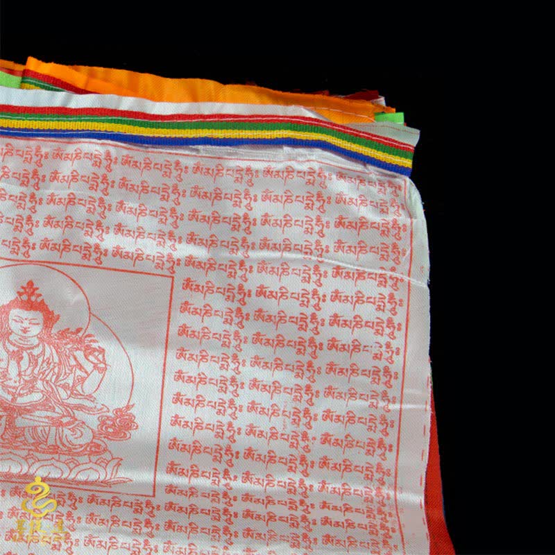Karma Stone Tibetan 5 Colors Windhorse Blessing Outdoor 20 Pcs Prayer Flag