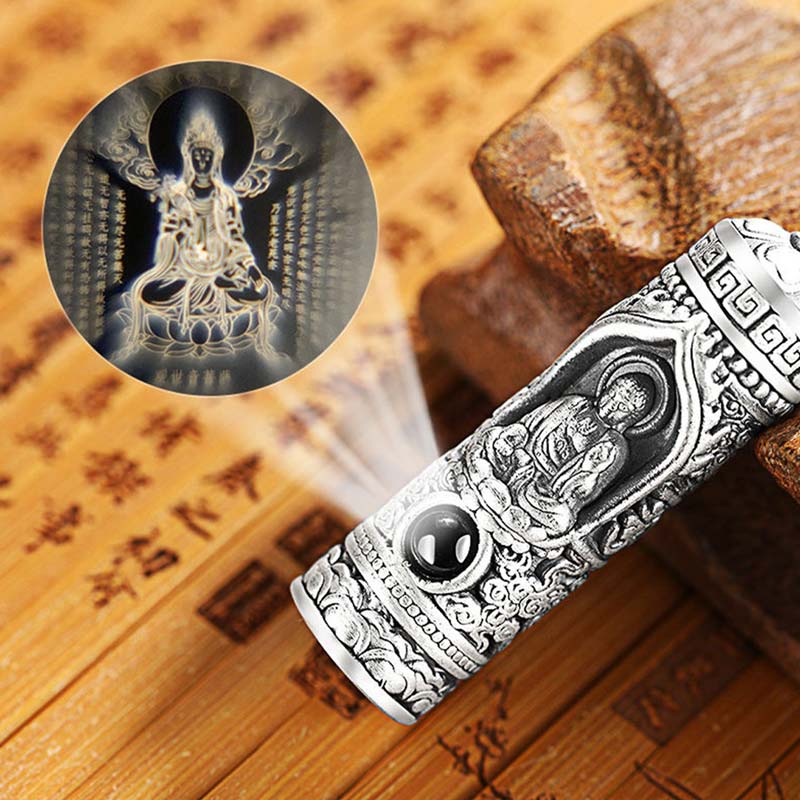Karma Stone Chinese Zodiac Natal Buddha Projection Prosperity Necklace Pendant