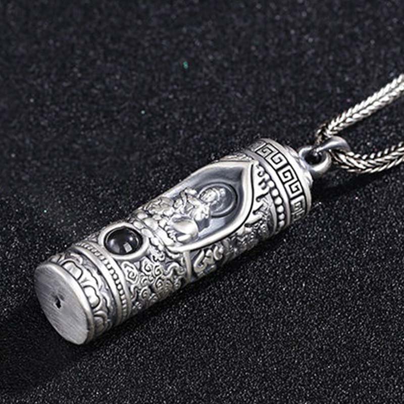 Karma Stone Chinese Zodiac Natal Buddha Projection Prosperity Necklace Pendant
