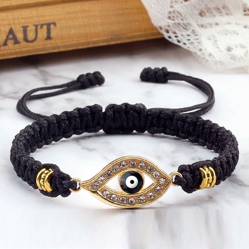 Karma Stone Evil Eye Keep Away Evil Spirits String Bracelet