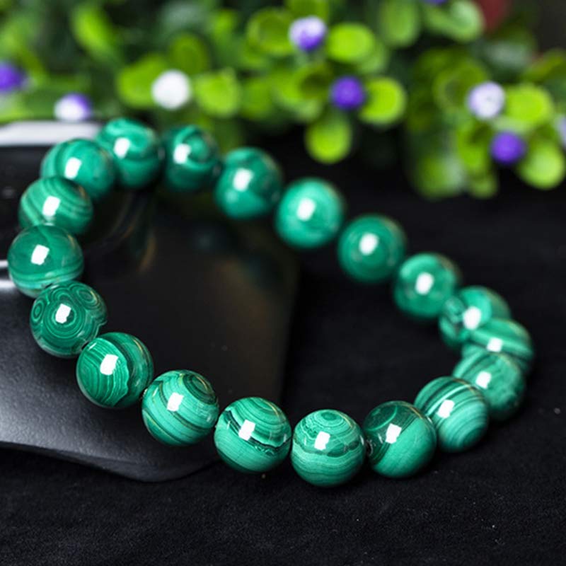 Karma Stone Natural Malachite Protection Calmness Bracelet
