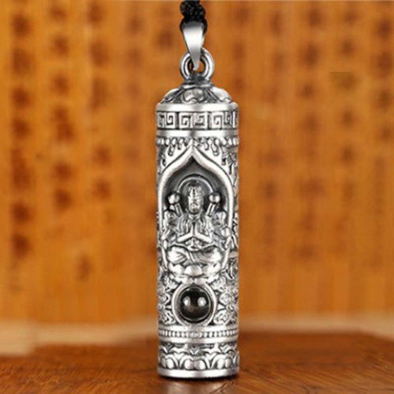 Karma Stone Chinese Zodiac Natal Buddha Projection Prosperity Necklace Pendant