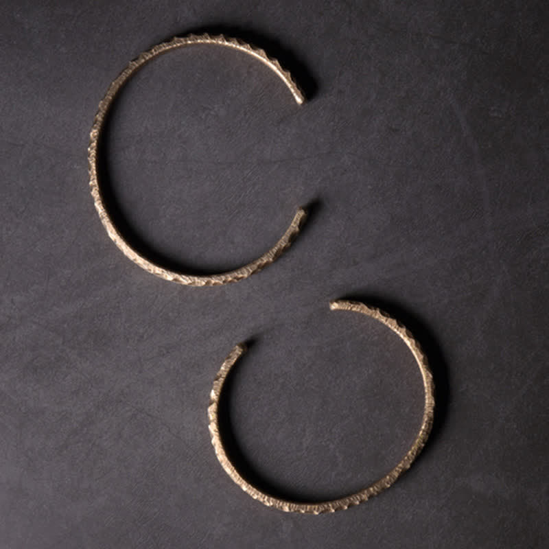 Karma Stone Simple Design Copper Wealth Cuff Bracelet