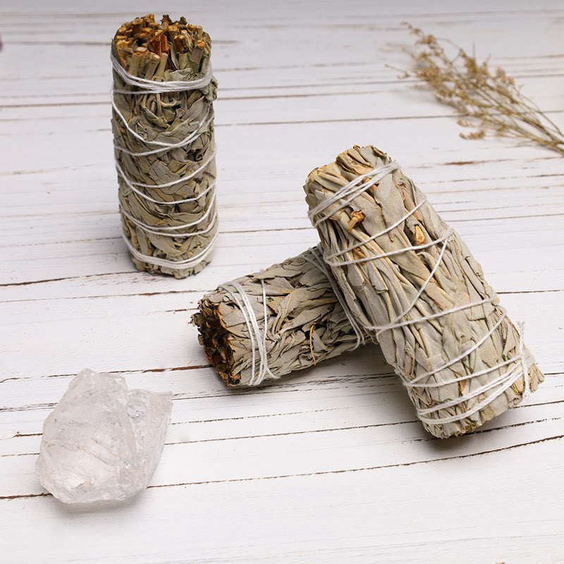 Karma Stone Smudge Stick for Home Cleansing Incense Healing Meditation and California Smudge Sticks Rituals